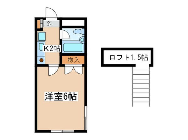 パストラ－レの物件間取画像